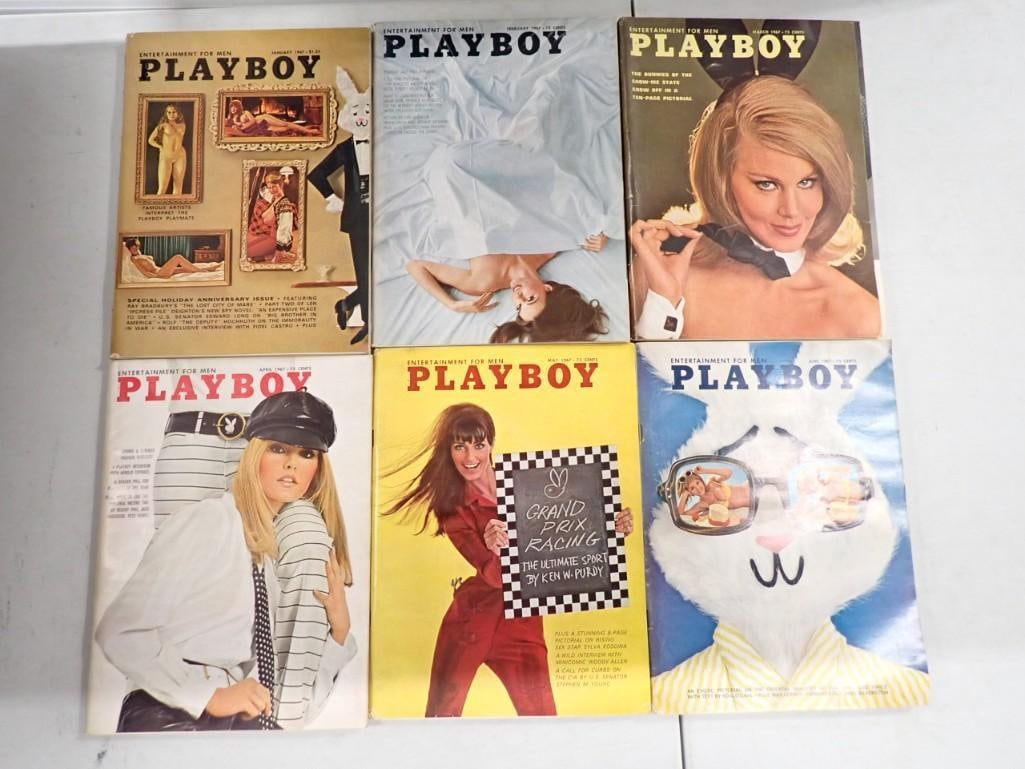 Playboy Magazines - 1967 first half (1 of 7)