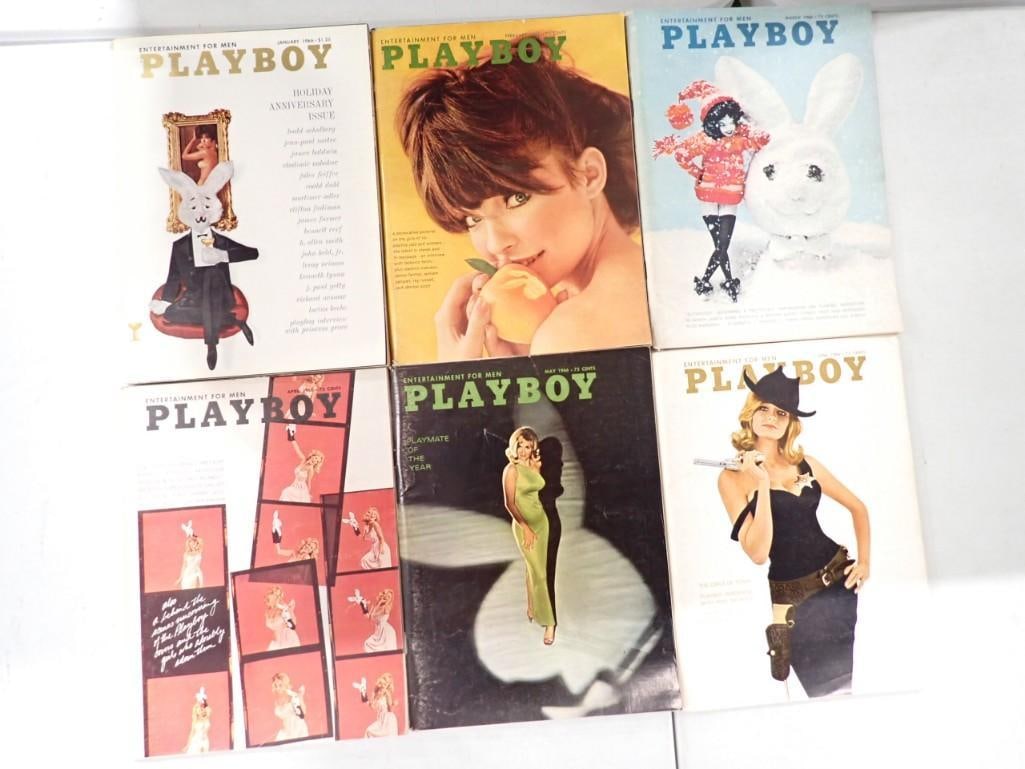 Playboy Magazines - 1966 first half (1 of 7)