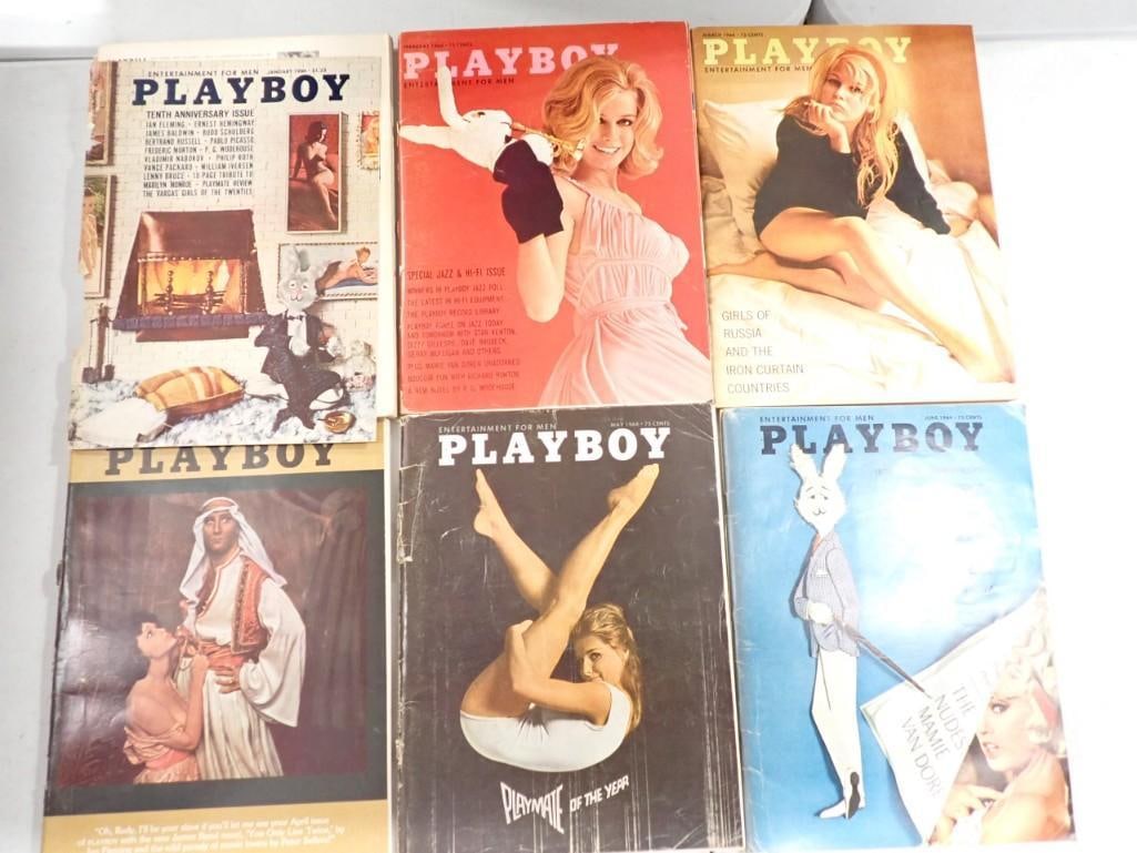 Playboy Magazines - 1964 first half (1 of 7)
