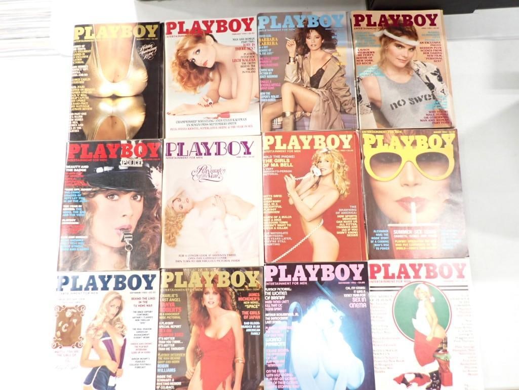 Playboy Magazines - Complete year 1982 (1 of 7)
