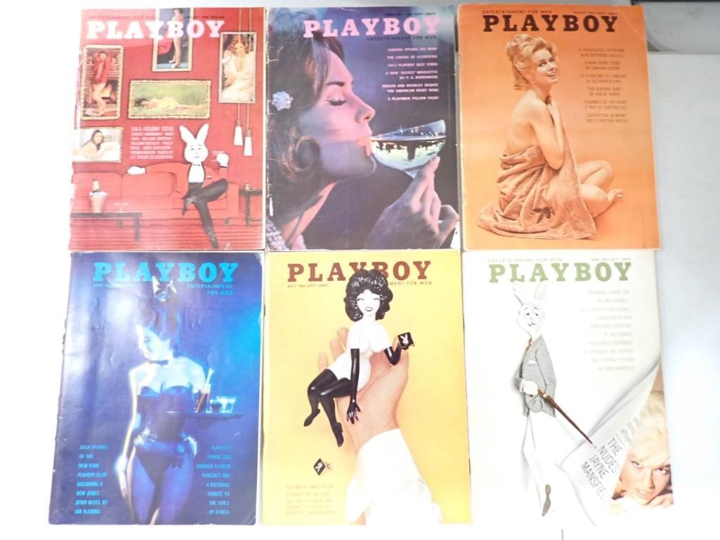 Playboy Magazines - 1963 first half (1 of 4)