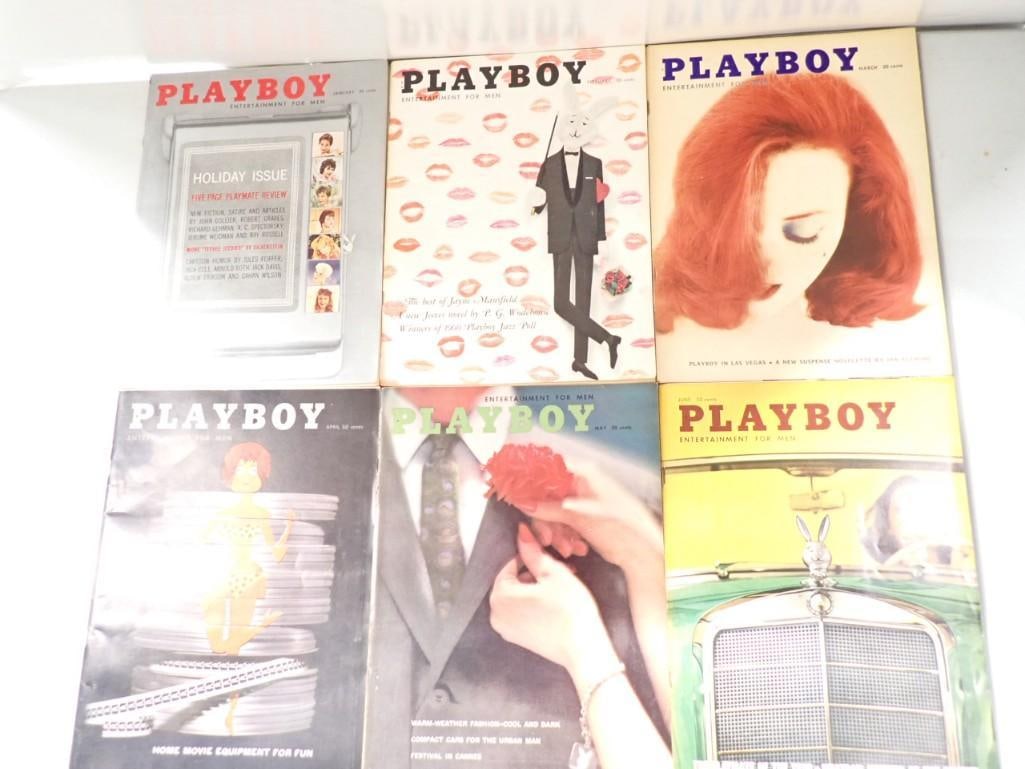 Playboy Magazines - 1960 first half (1 of 4)