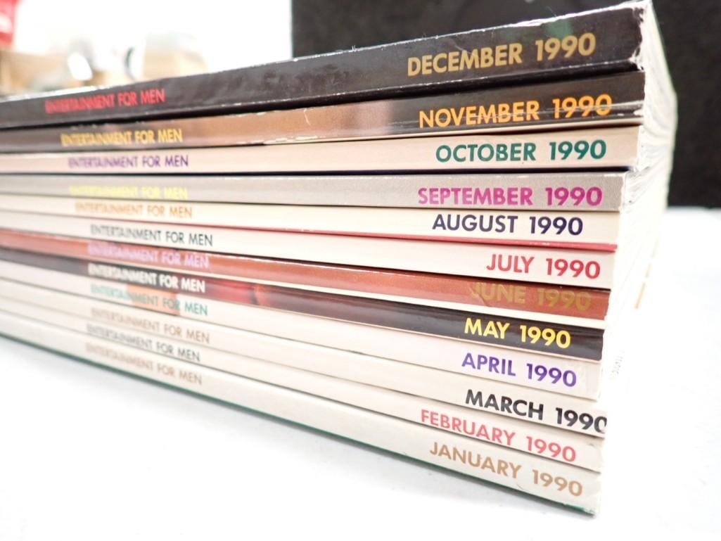 Playboy Magazines - Complete year 1990 (1 of 8)