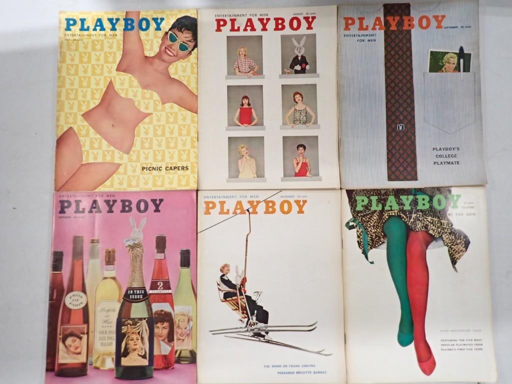 Playboy Magazines - 1958 second half (1 of 4)