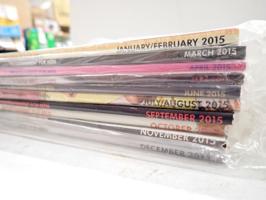 Playboy Magazines - Complete year 2015 (1 of 3)