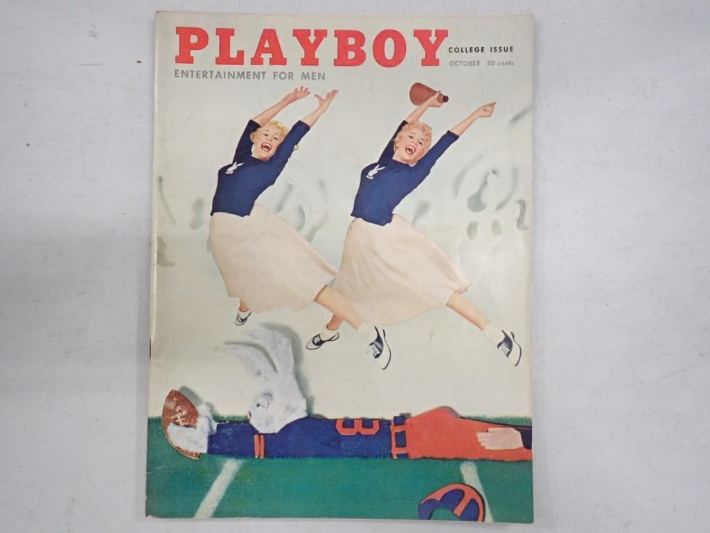 Playboy magazine - October 1956: Playboy magazine - October 1956