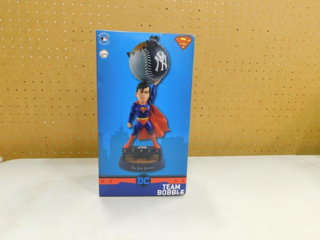 DC Team Bobble Superman New York Yankees Bobblehead (1 of 3)