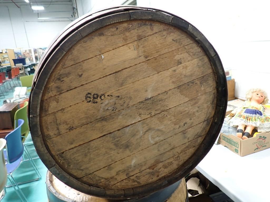 Heaven Hill Distillery Whiskey Barrel Top Bar Wall Hanging (1 of 5)