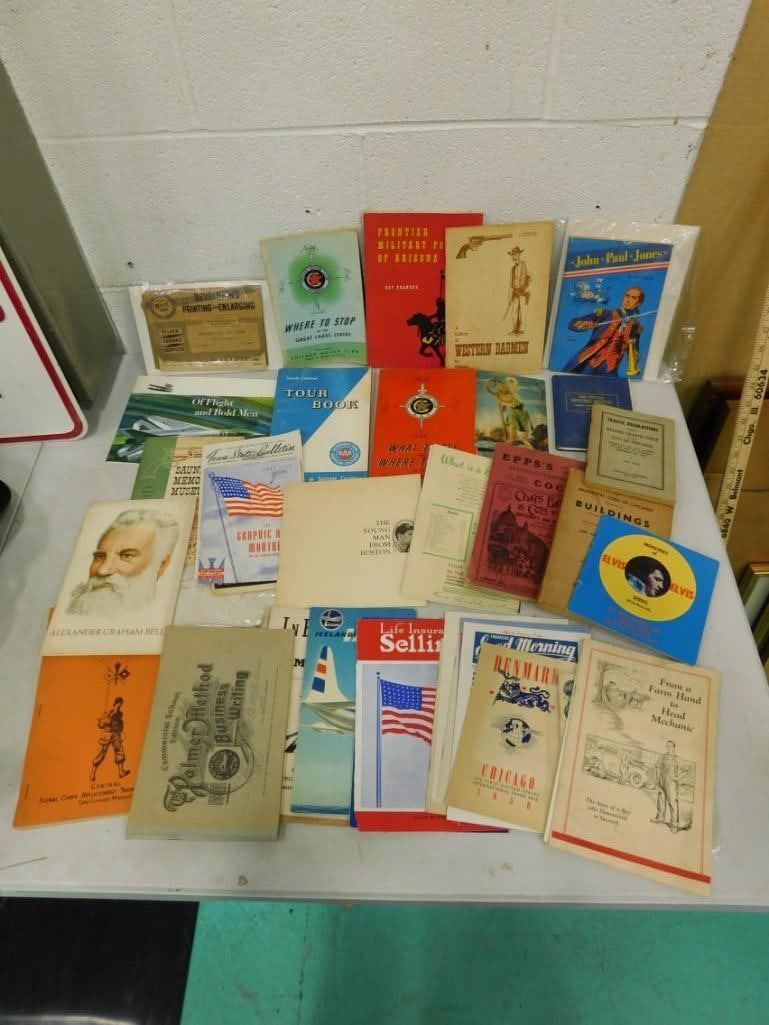 Lot of Vintage Ephemera incl Booklets, Pamphlets, etc (1 of 8)
