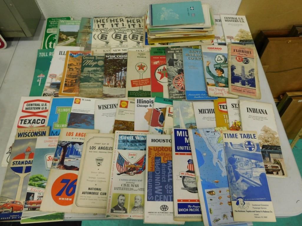 Lot of Ephemera incl Vintage Maps, Pamphlets, Booklets, etc (1 of 7)