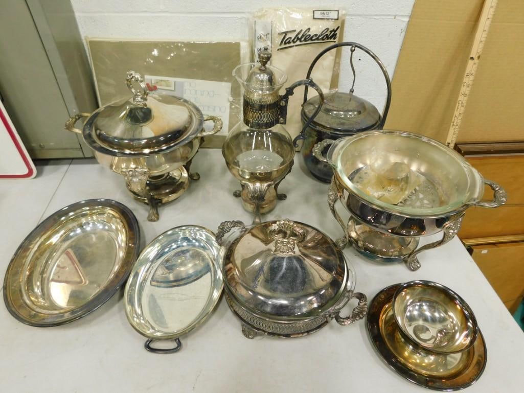 Vintage Serving incl Silverplated (1 of 8)