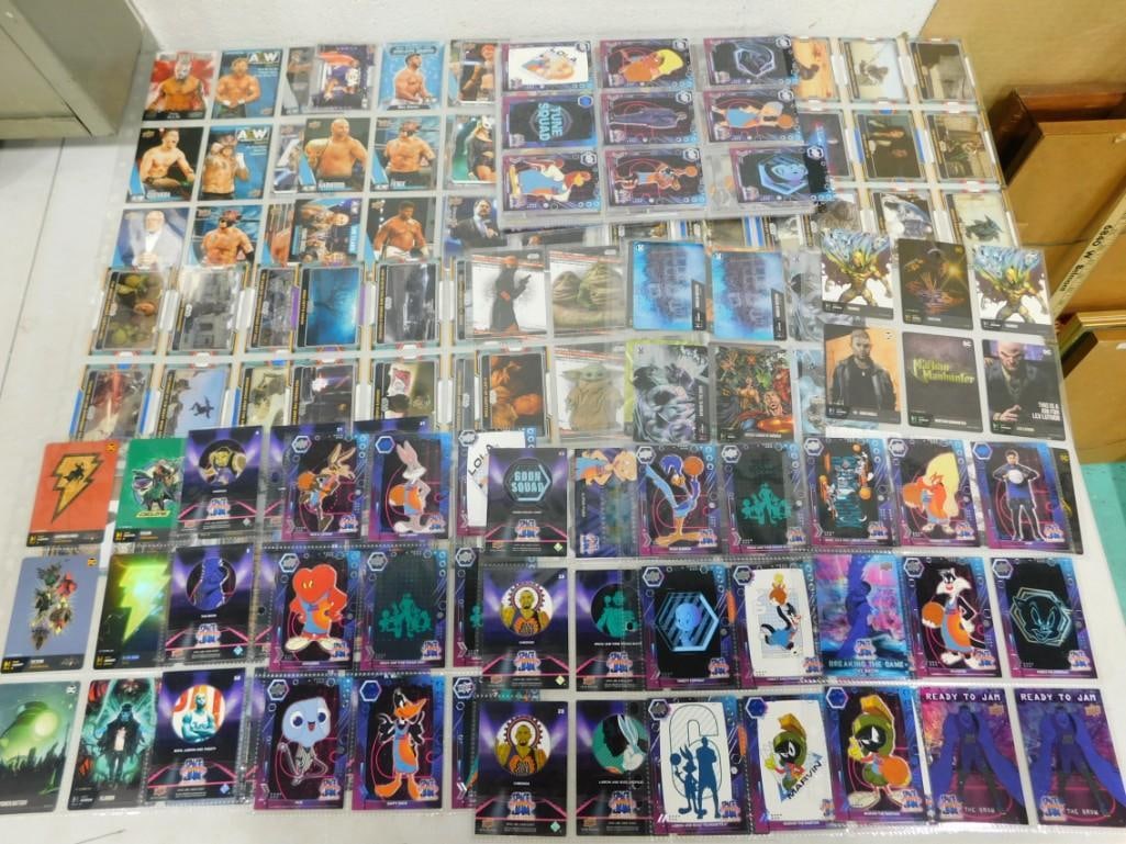 Lot of Trading Cards incl Star Wars, Space Jam, Marvel, AEW Wrestling, Etc (1 of 9)