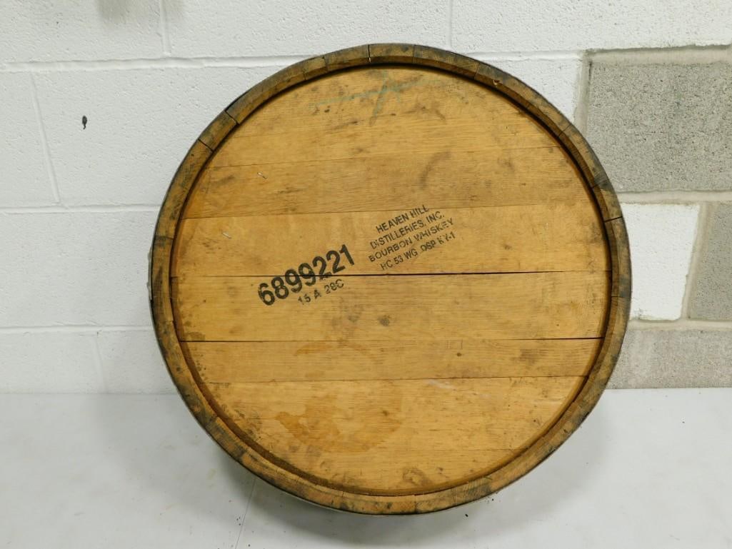 Heaven Hill Distilleries Whiskey Barrel Top - Bar Wall Hanging (1 of 10)