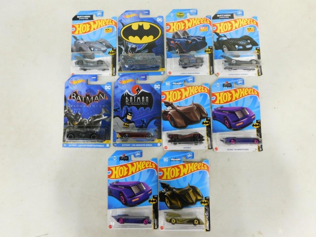 10 Hot Wheels Batman Cars and Vehicles New in Package (1 of 4)