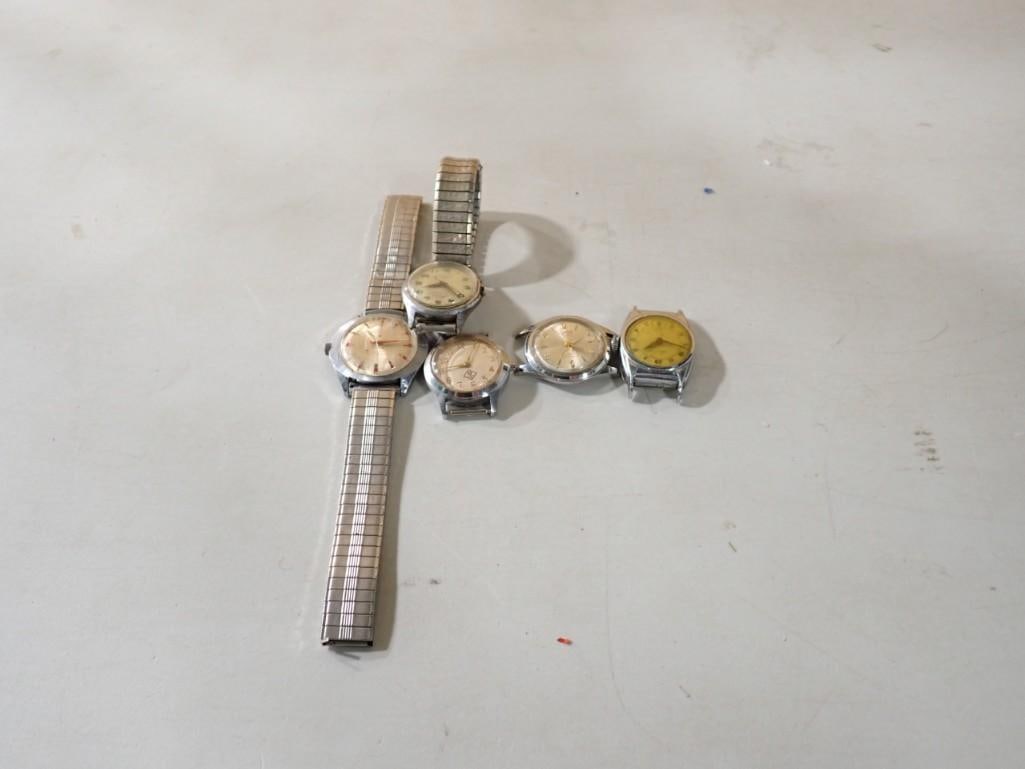 Vintage Watches incl Timex, Hilton, Solow, Cub Scouts, etc (1 of 5)