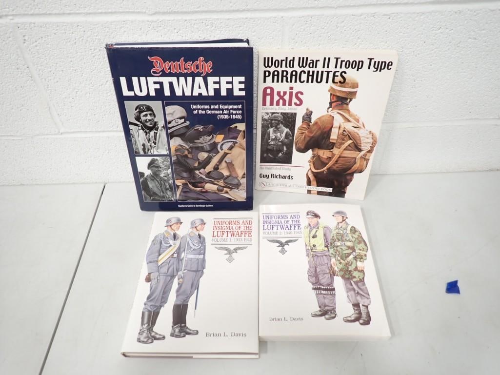 World War II Luftwaffe Reference books including Uniforms, Insignia, Parachutes, etc. (1 of 8)