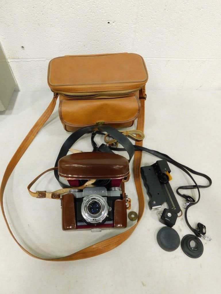 Contaflex Synchro-Compur Vintage camera with Zeiss Ikon leather case - untested (1 of 8)