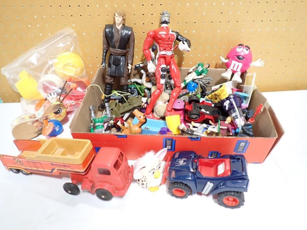 Toy / Action Figure / Figurine Lot including M&M's , truck, car, Furby, Fisher Price, etc (1 of 15)