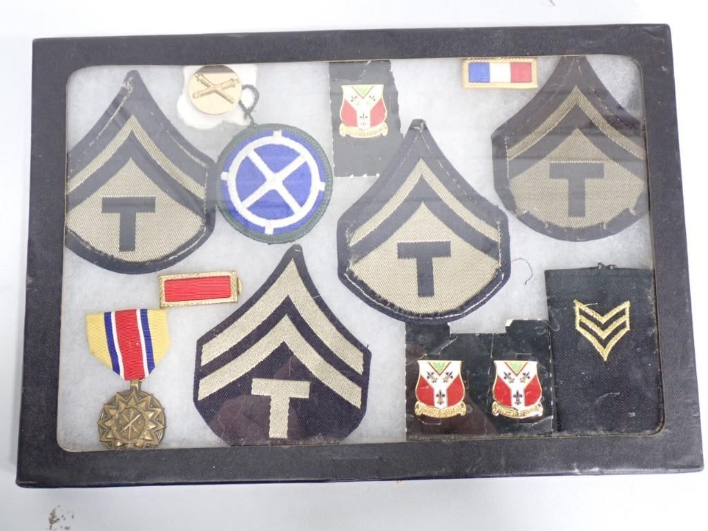 Vintage Military Patches and Medals including Army, WWII, Korean, Vietnam, etc.: Vintage Military Patches and Medals including Army, WWII, Korean, Vietnam, etc.