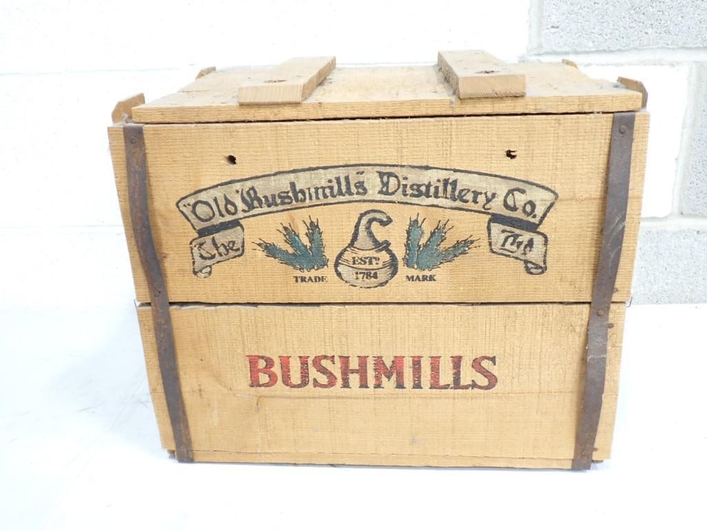 Old Bushmills Distillery Wooden  Crate (1 of 9)