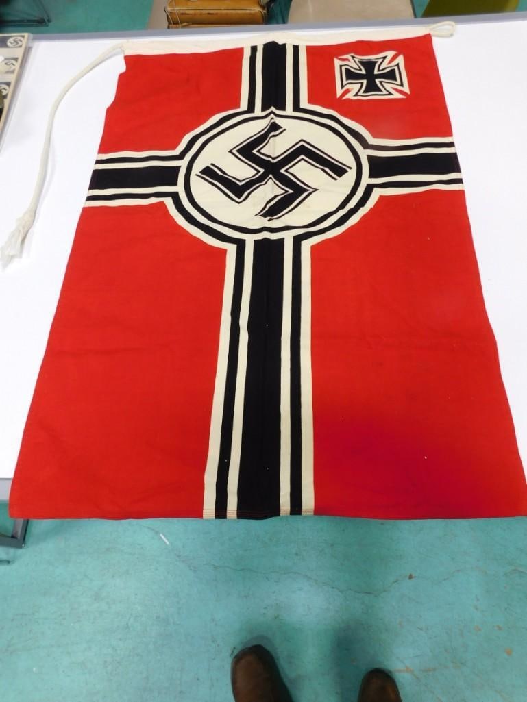 WWII Nazi Flag - measures roughly 23x34": WWII Nazi Flag - measures roughly 23x34"