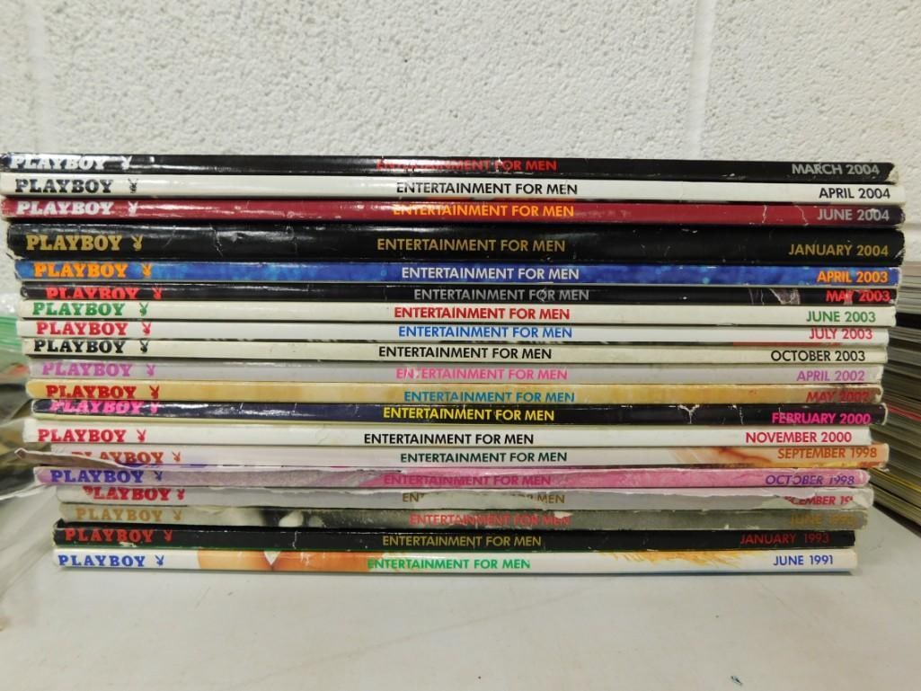 Lot of assorted Playboy Magazines 1990's and 2000's - 19 total (1 of 5)