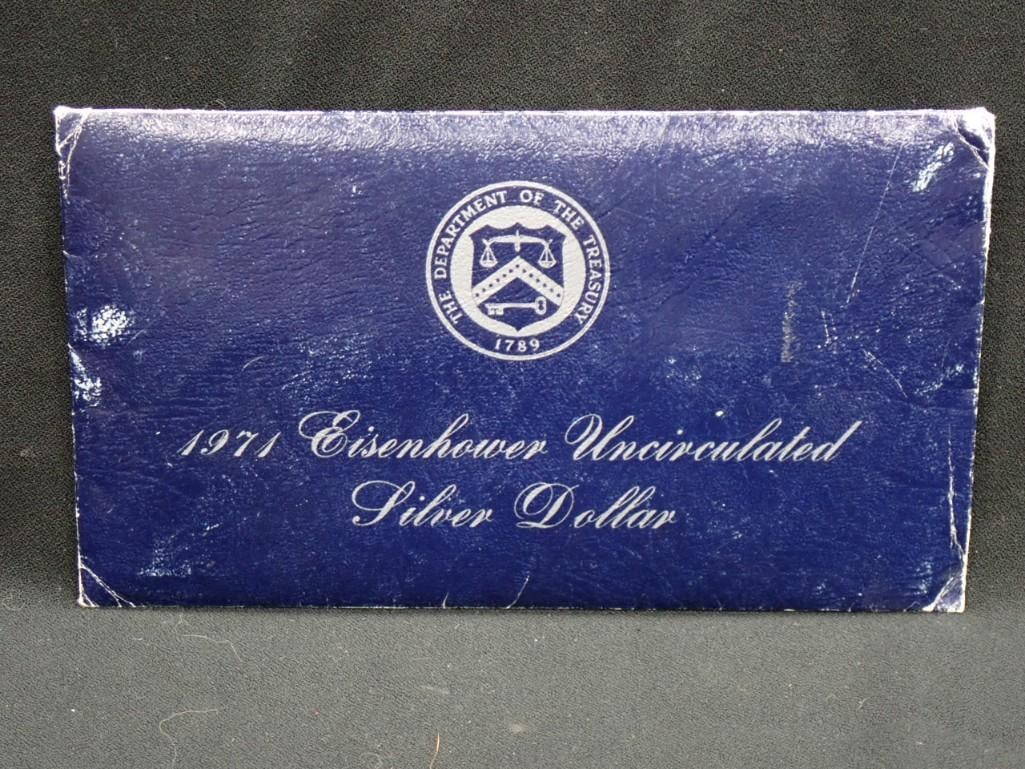 1971 Eisenhower Uncirculated Silver Dollar (1 of 6)
