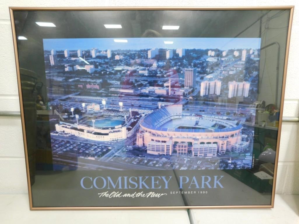 Comiskey Park The Old and the New Framed Poster 23 1/2" x 29 1/2" (1 of 4)