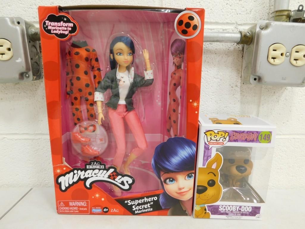 Zag Heroez Miraculous Doll and Funko Pop Scooby Doo Both New in Box (1 of 4)