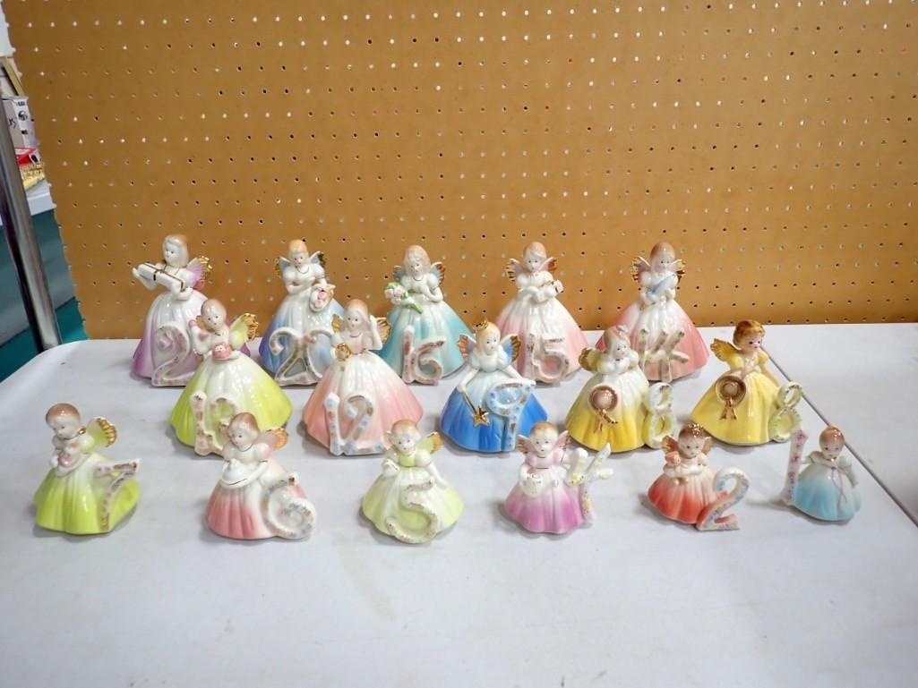 16 Josef Originals Porcelain Figurines incl 2 - 8 year olds: 16 Josef Originals Porcelain Figurines incl 2 - 8 year olds . Includes Japan, Taiwan, China