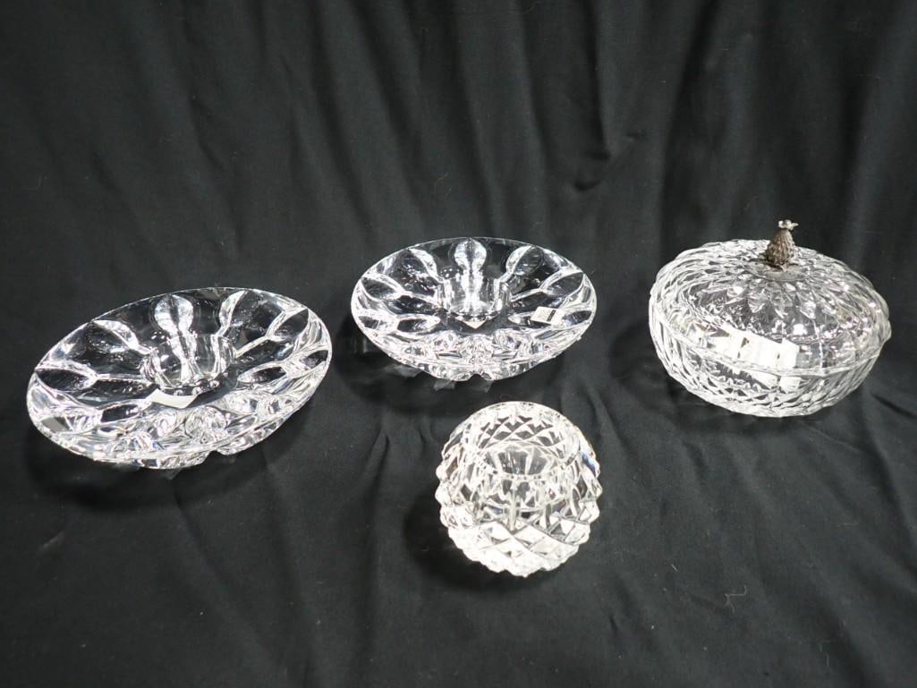 Lot of Crystal incl Miller Rogaska, Waterford, Val St Lambert: Lot of Crystal incl Miller Rogaska, Waterford, Val St Lambert
