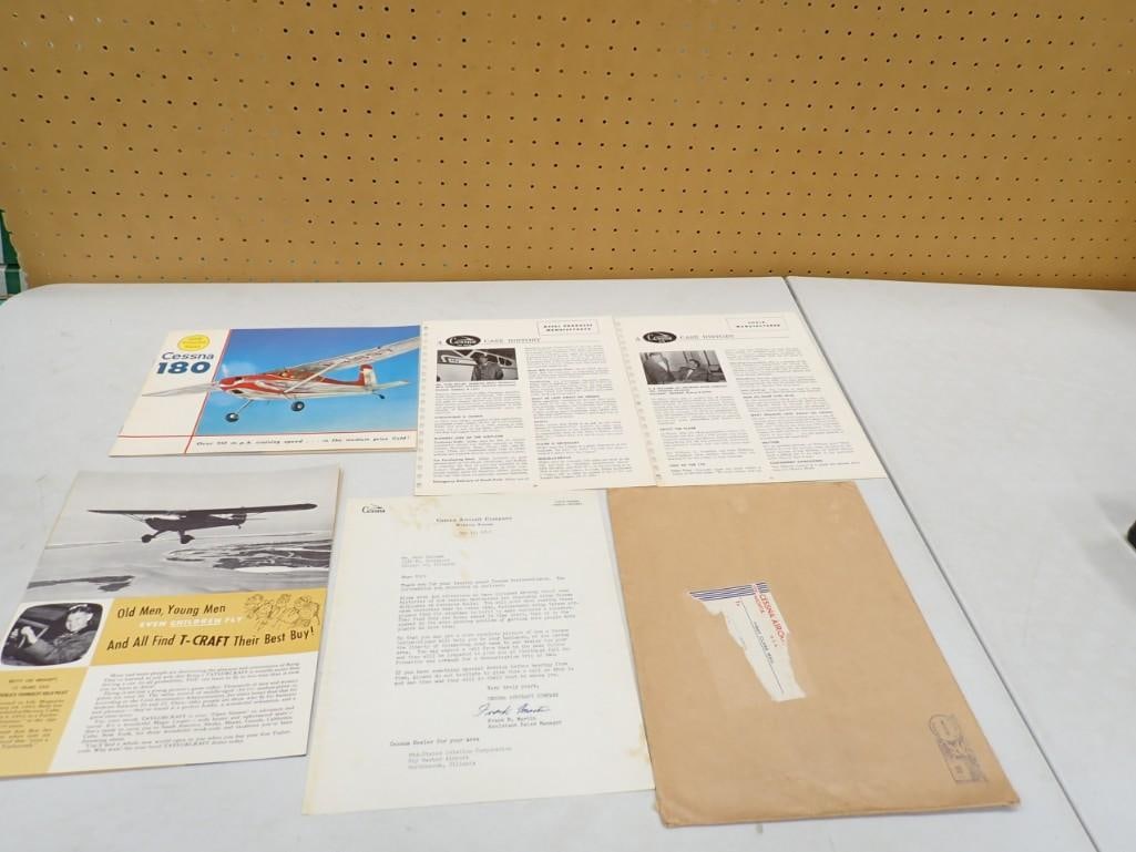 Vintage Cessna / Airplane Ephemera, etc.: Vintage Cessna / Airplane Ephemera, etc. 1950's