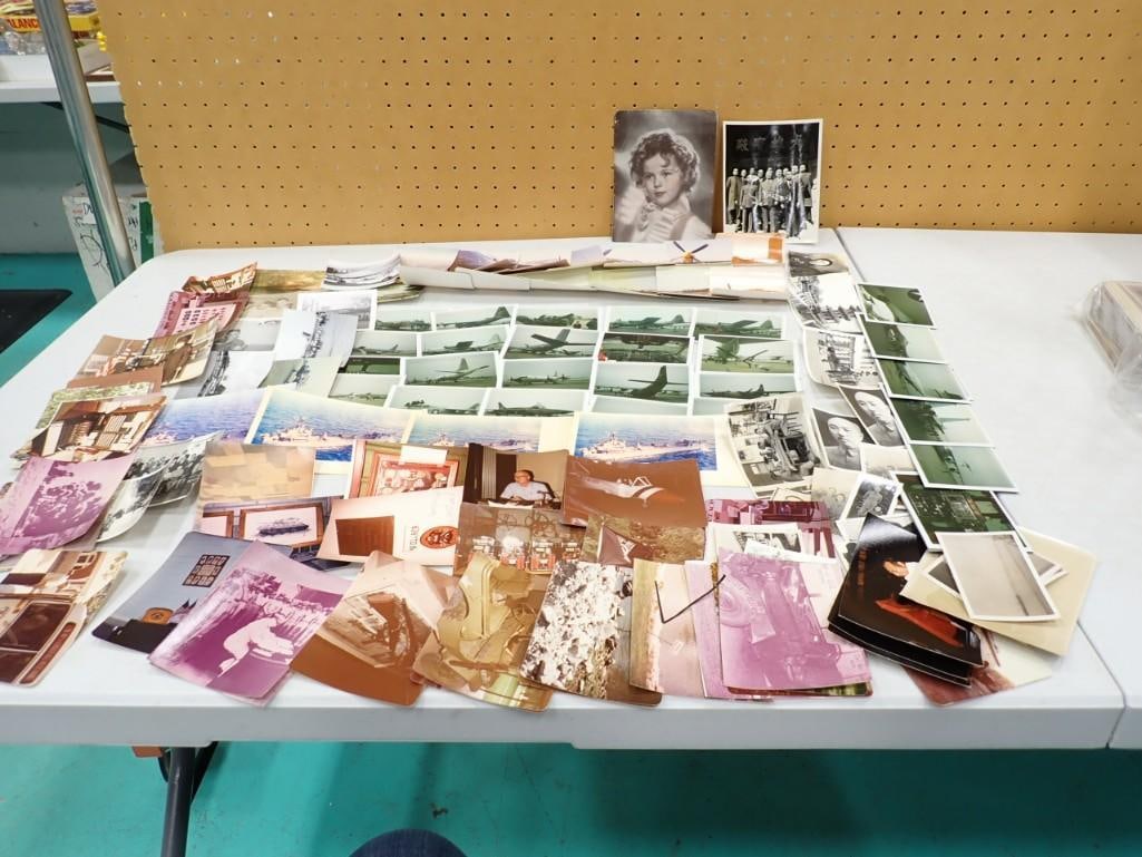 Large Lot of assorted Photos / Ephemera including old Airplanes (1 of 12)