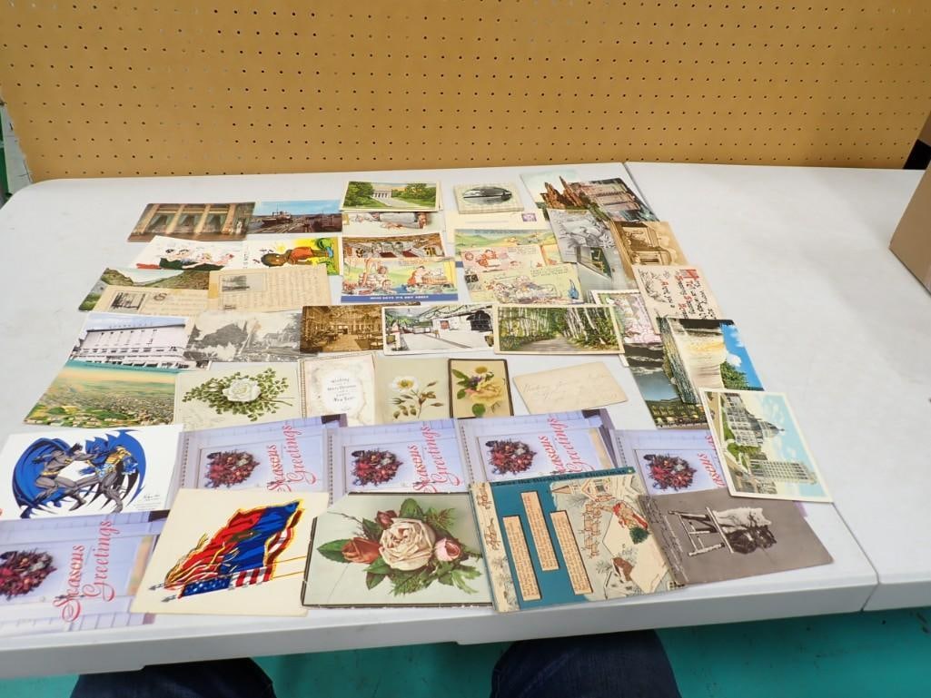 Vintage Maps and Postcards - lots of both - see all pictures! (1 of 11)