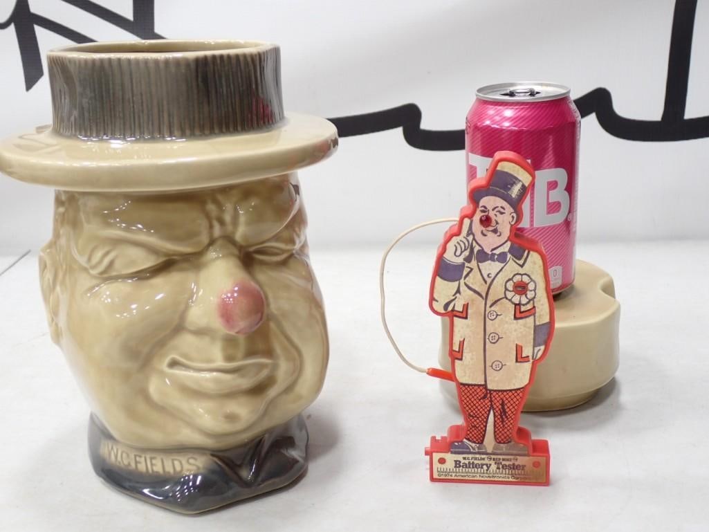 WC Fields Lot including Battery Tester and Ceramic Mug (1 of 8)