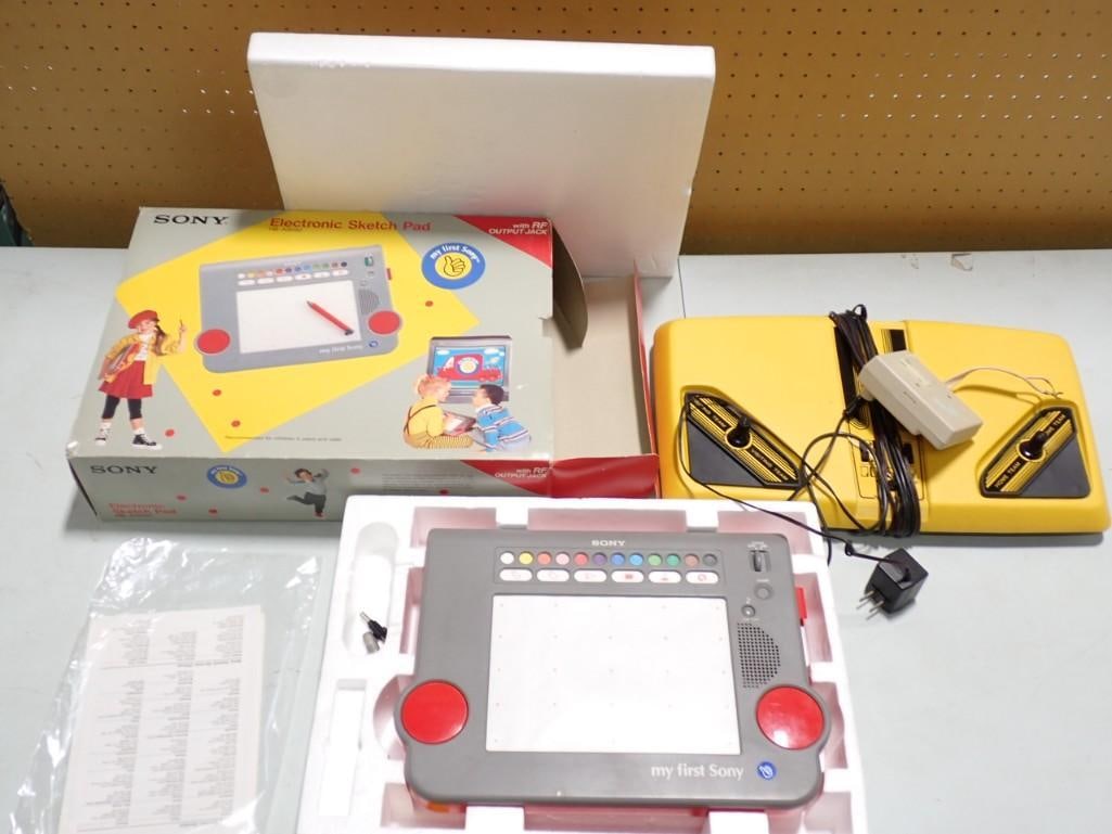 Vintage Electronics Lot including Magnavox Odessey, Sony Electronic Sketch Pad - All untested (1 of 5)