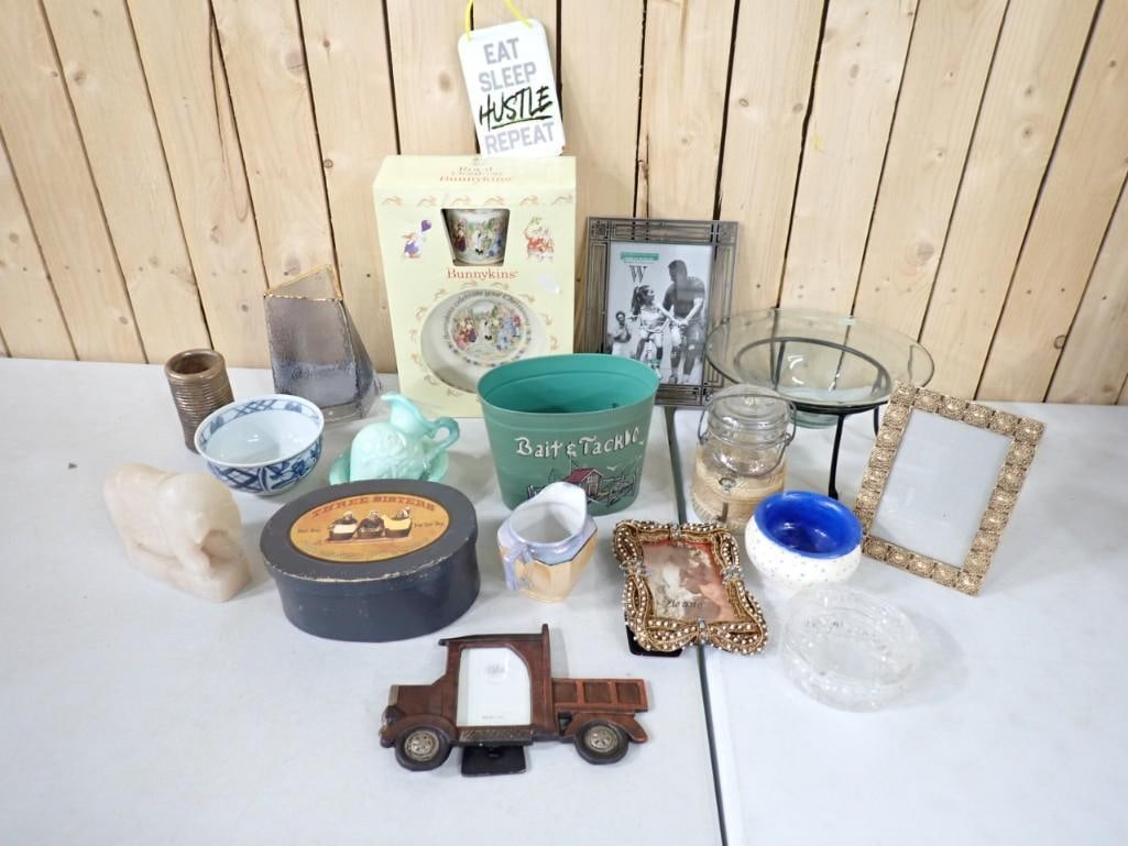 Home Decor incl Bunnykins in Original Box, Candle Holders, Bowls, Picture Frames, etc (1 of 15)