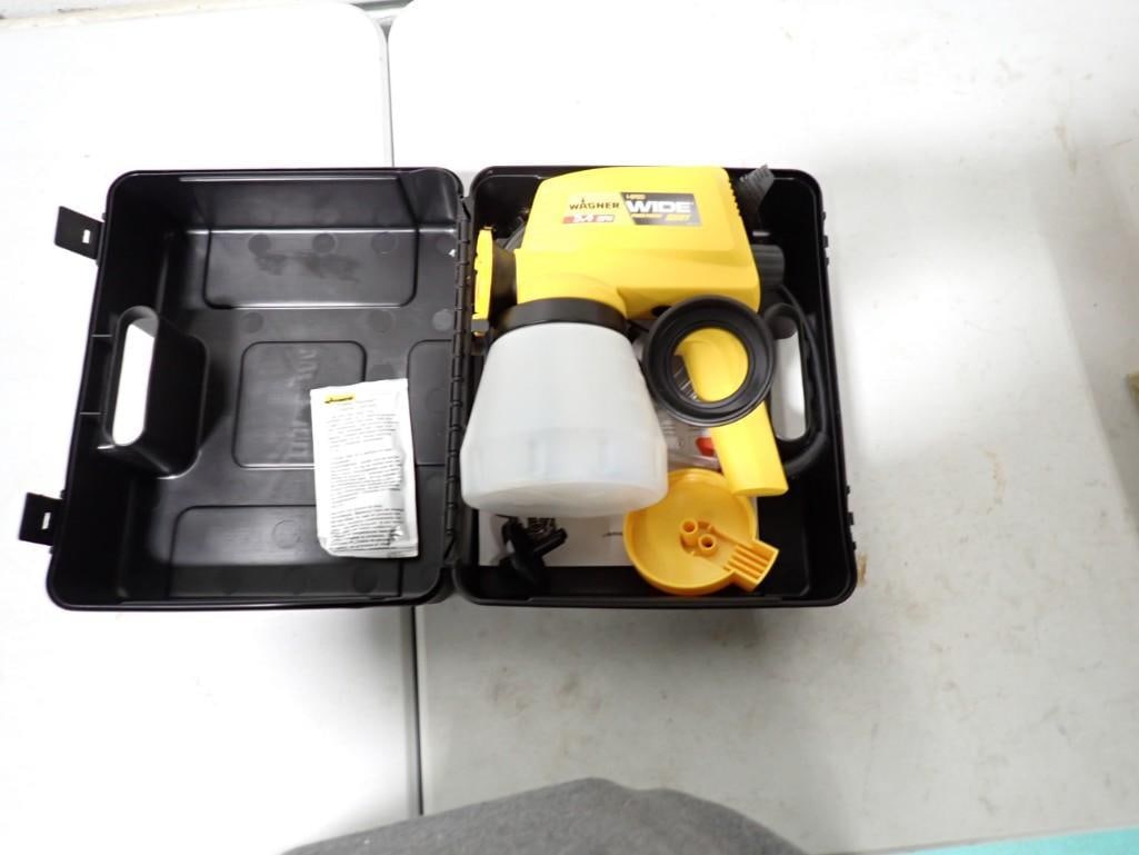 Wagner 5.4 GPH 1 Speed Wide Shot Power Painter with case: Wagner 5.4 GPH 1 Speed Wide Shot Power Painter with case