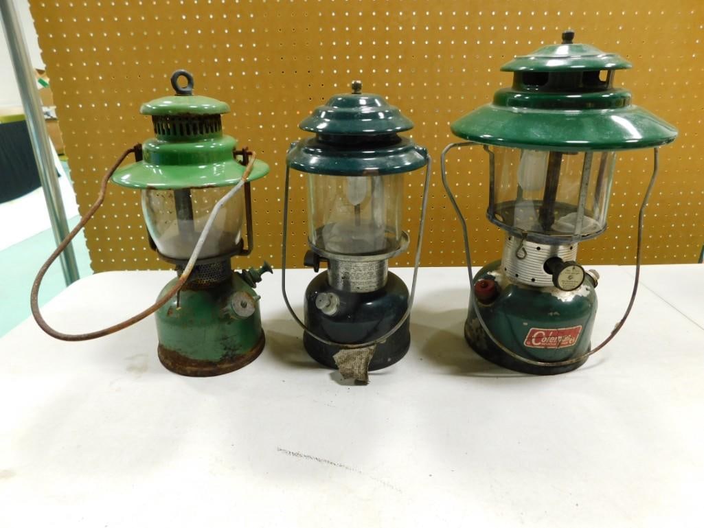 Lot of vintage camping lanterns including Coleman (1 of 6)