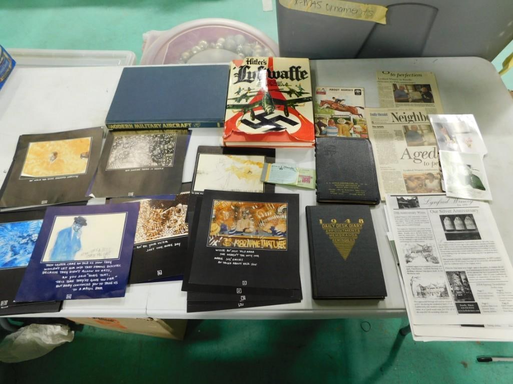 Ephemera and Book lot including WWII German, etc. (1 of 10)