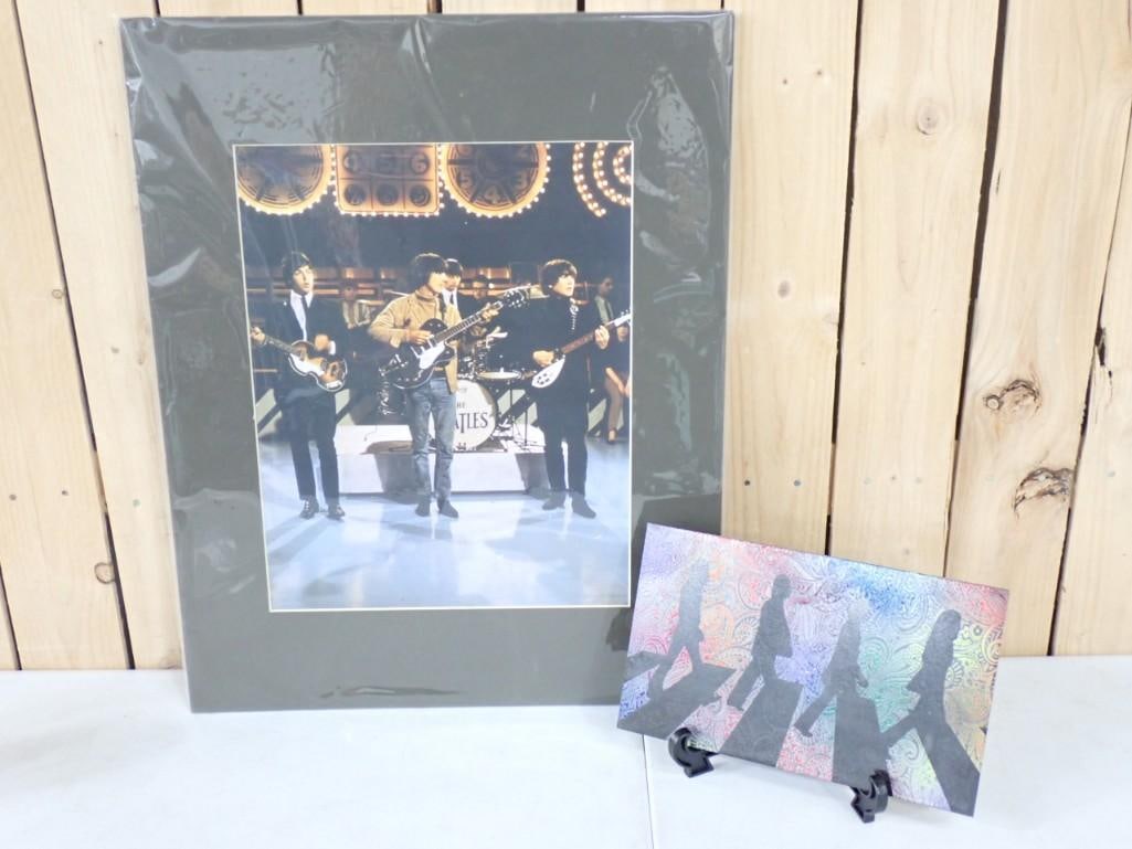 The Beatles Abbey Road Metal Silhouette Print and Beatles Color Print (1 of 7)