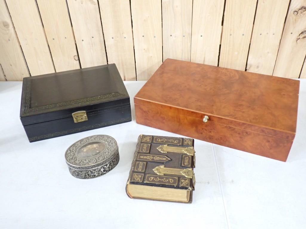 Jewely Boxes, Trinket Boxes, Cigarette Case (1 of 14)