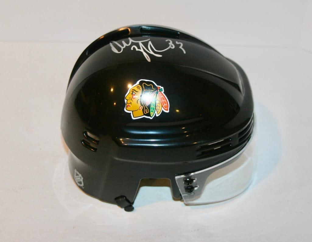 Blackhawks Dustin Byfuglien Signed Mini Helmet With COA (1 of 6)