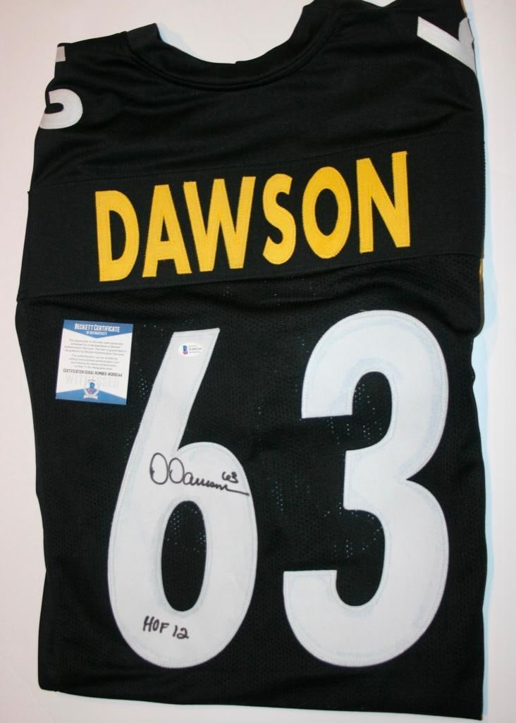 Steelers Dermontti Dawson "HOF 12" Signed Jersey With COA (1 of 4)