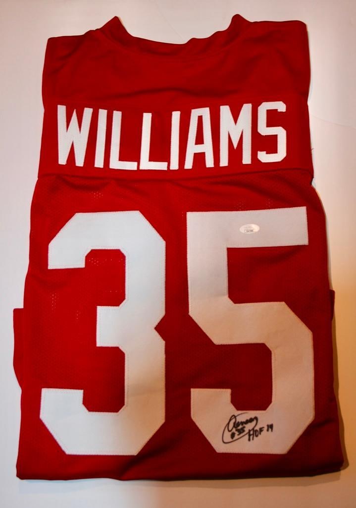 Cardinals Aeneas Williams "HOF 14" Signed Jersey With COA (1 of 3)