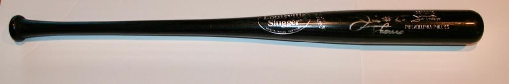 Jim Thome Signed Bat (1 of 4)