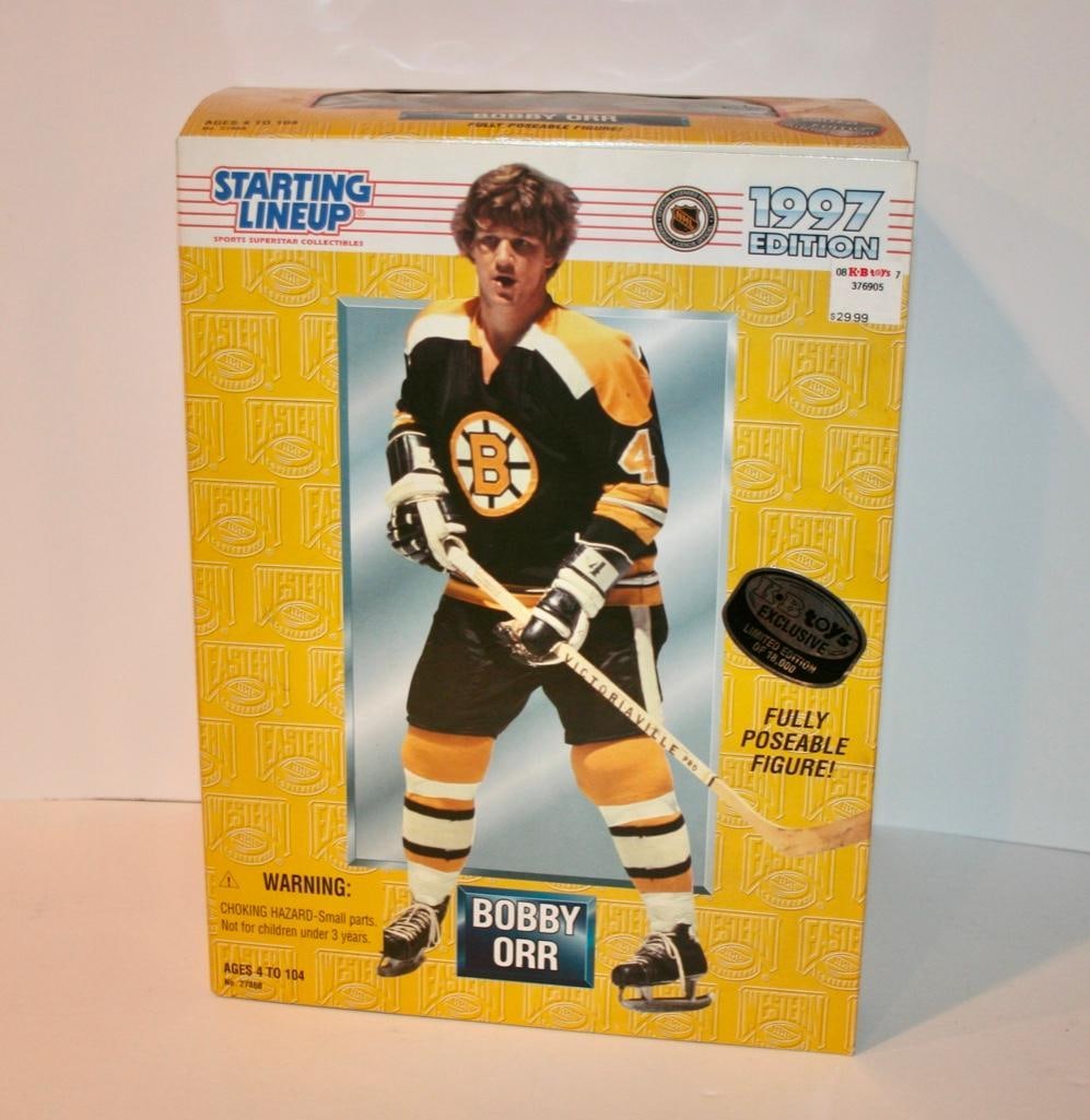 1997 KB Toys Exclusive Bobby Orr Starting Lineup Figure In Box (1 of 5)
