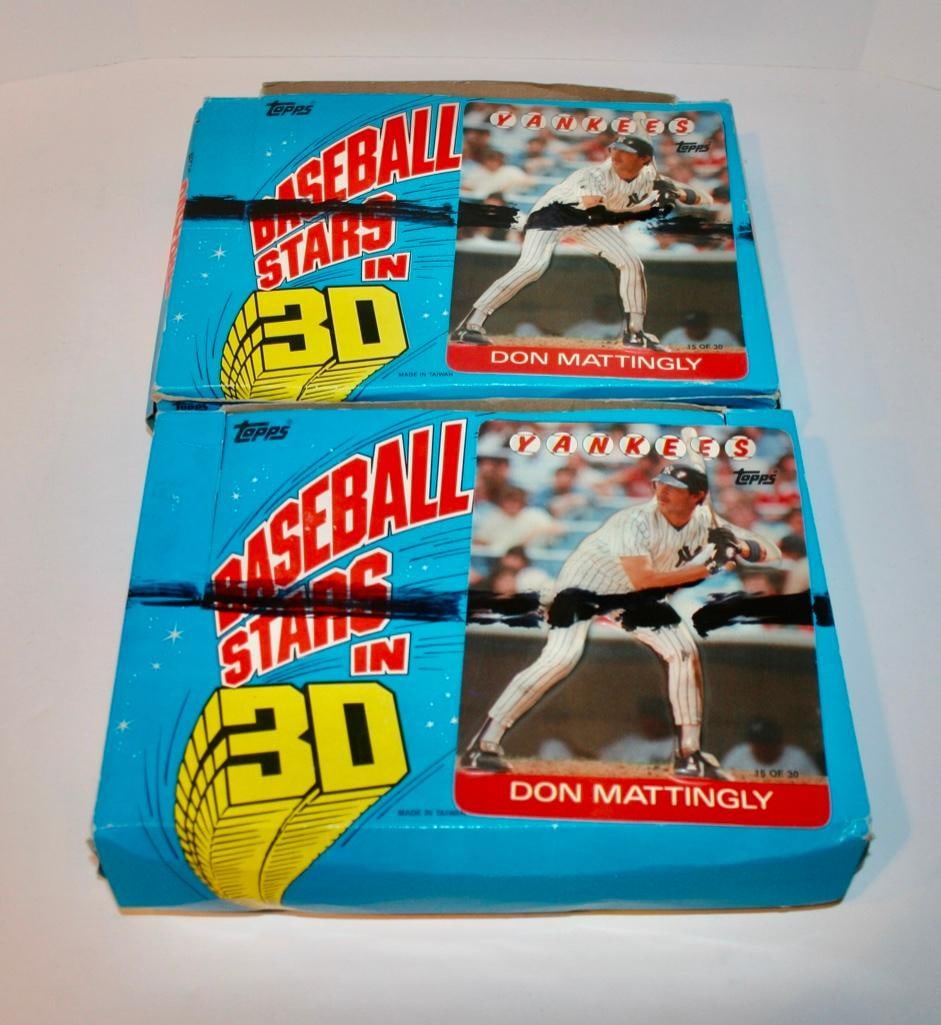 2 Boxes 1986 Topps Baseball Stars In 3D Cards (1 of 5)