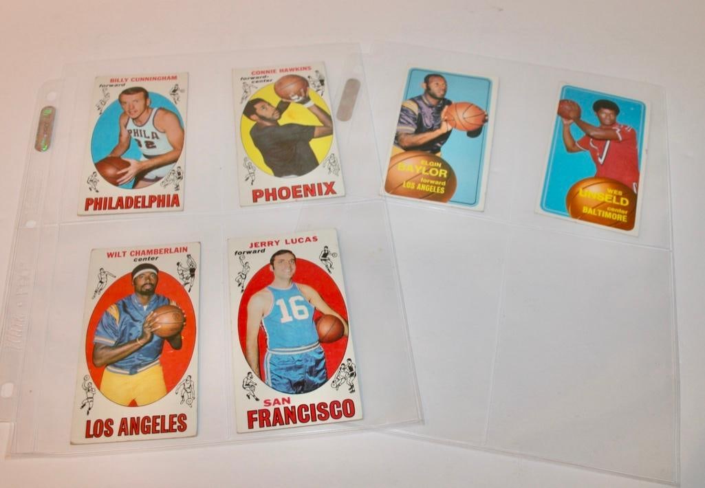 1969-70 Topps Tall Boys Card #1 Wilt Chamberlain And More (1 of 5)
