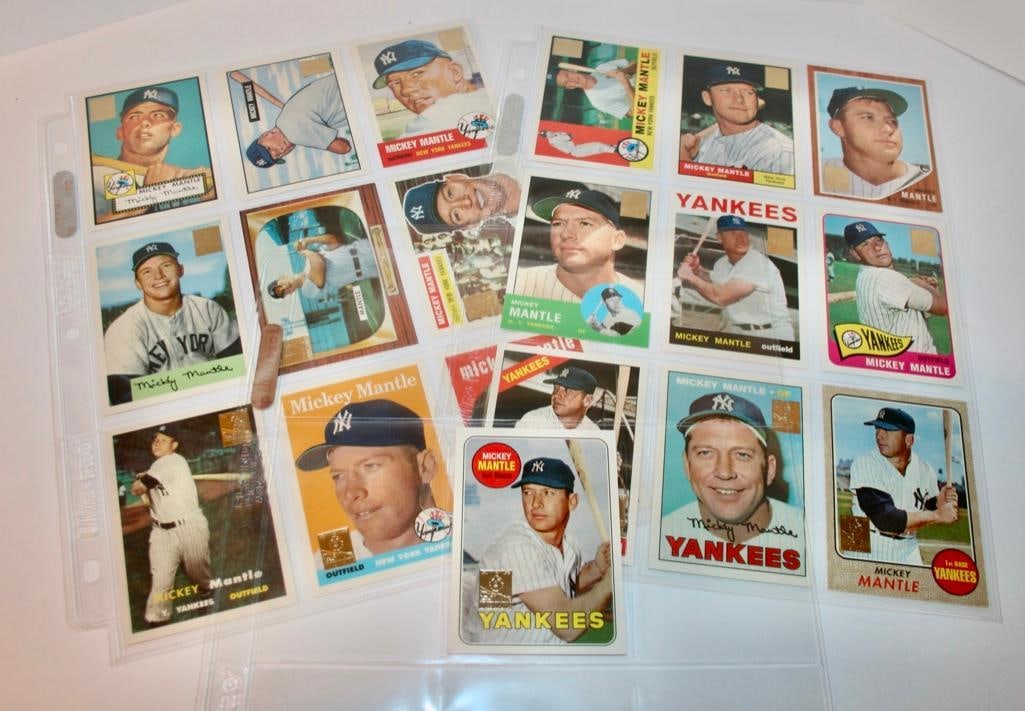 Complete Mickey Mantle commemorative Set - 19 Cards (1 of 4)